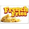 Signmission French Fries Banner Concession Stand Food Truck Single Sided B-72 French Fries19 - alternate 1